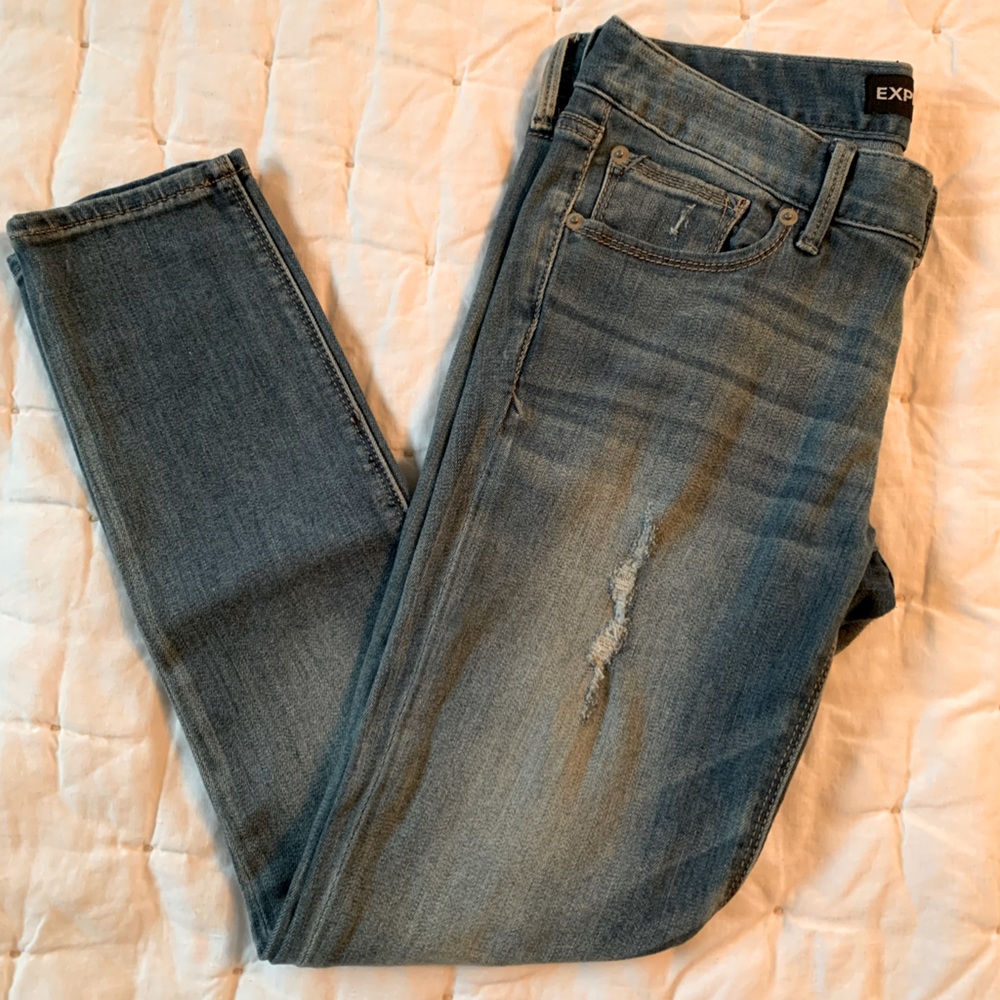 Express Stella Ankle Lowrise Jeans